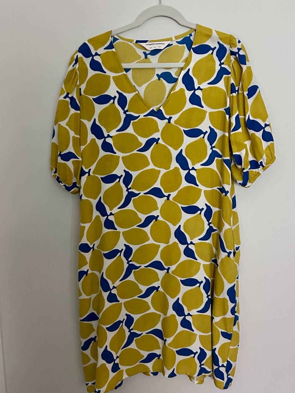 Compania Fantastica lemon dress of your Euro summer dreams!